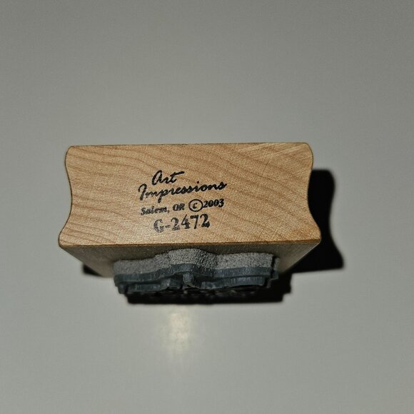 Cut and Pasted by Rubber Stamp Art Impressions NEVER USED - Picture 2 of 4